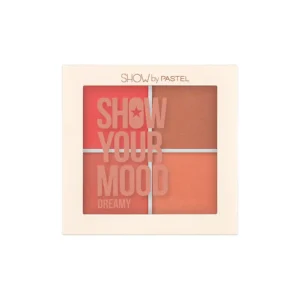 پالت رژ گونه 4 رنگ پاستل Show Your Mood-گالری لیلیوم