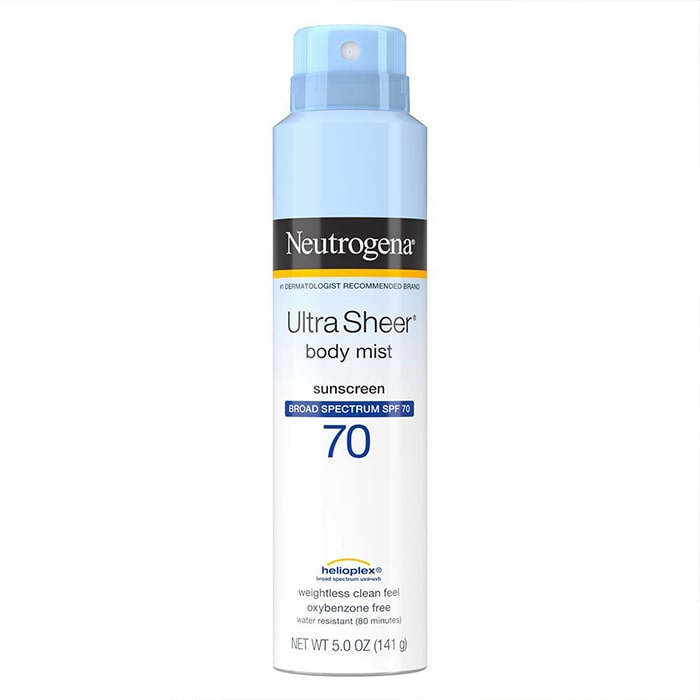 اسپری ضد آفتاب بدن نوتروژینا مدل Ultra Sheer SPF70 _ گالری لیلیوم