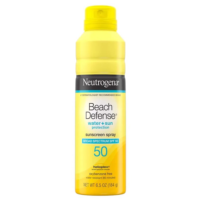 اسپری ضد آفتاب نوتروژینا مدل Beach Defense SPF50 _ گالری لیلیوم