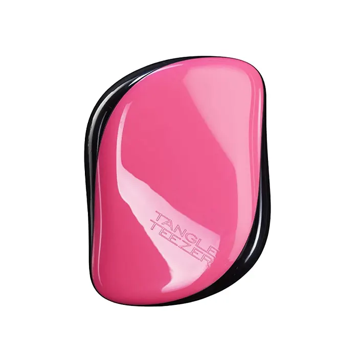 برس مو تنگل تیزر مدل کامپکت اسلایدر رنگ Black Pink - گالری لیلیوم
