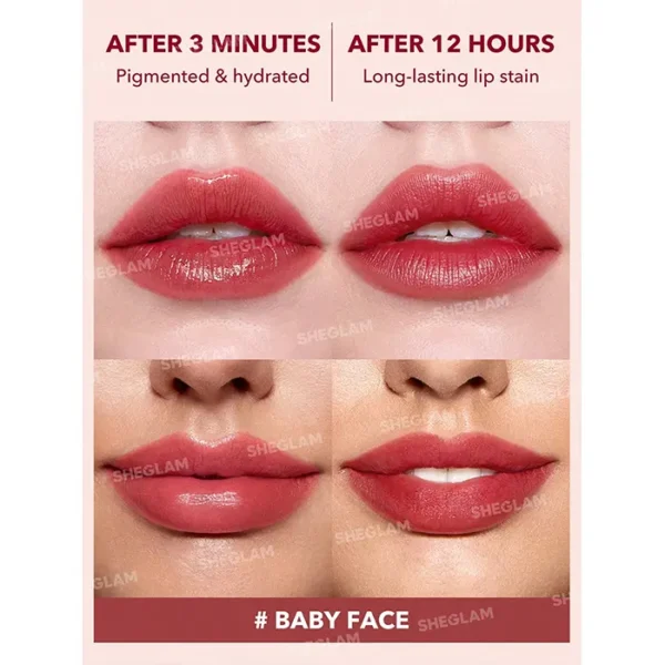 تینت لب شیگلم رنگ Baby Face-گالری لیلیوم