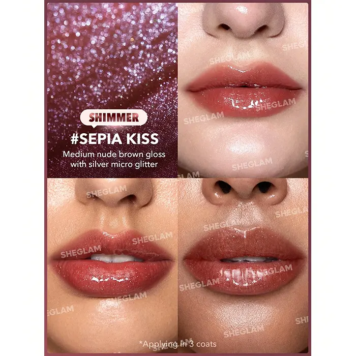 بالم لب رنگی شاین شیگلم رنگ Sepia Kiss-گالری لیلیوم