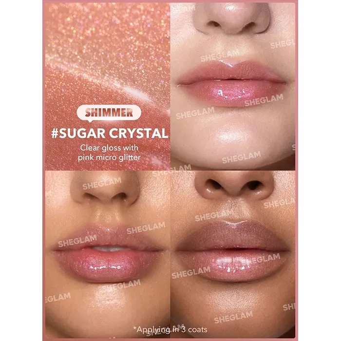 بالم لب رنگی شاین شیگلم رنگ Sugar Crystal-گالری لیلیوم