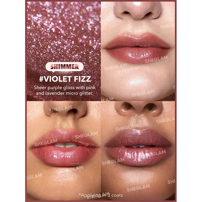 بالم لب رنگی شاین شیگلم رنگ Violet Fizz-گالری لیلیوم