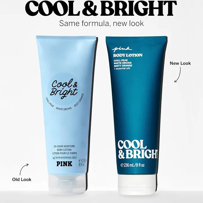 لوسیون بدن پینک ویکتوریا سکرت Cool and Bright-گالری لیلیوم