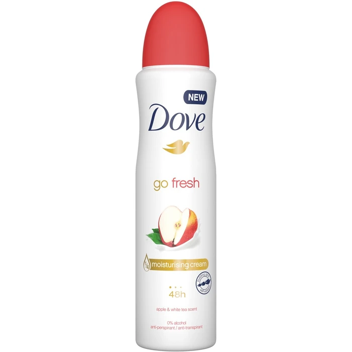 اسپری ضدتعریق داو سری Go Fresh با رایحه سیب.