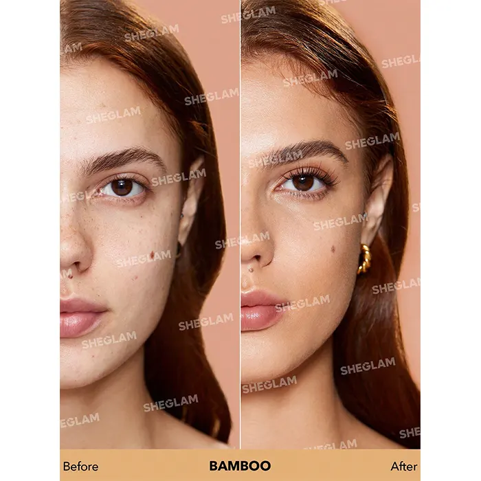 کرم پودر مات شیگلم رنگ Bamboo-گالری لیلیوم