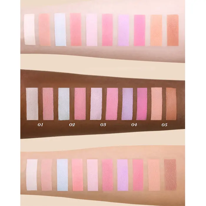 هایلایتر و رژ گونه پودری فلاور نوز Butterfly Cloud-گالری لیلیوم