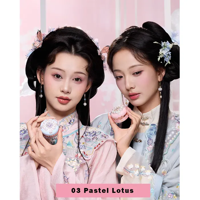 هایلایتر و رژ گونه پودری فلاور نوز Butterfly Cloud-گالری لیلیوم