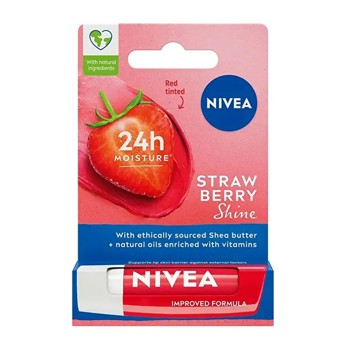 بالم لب مرطوب کننده توت فرنگی نیوا-گالری لیلیوم