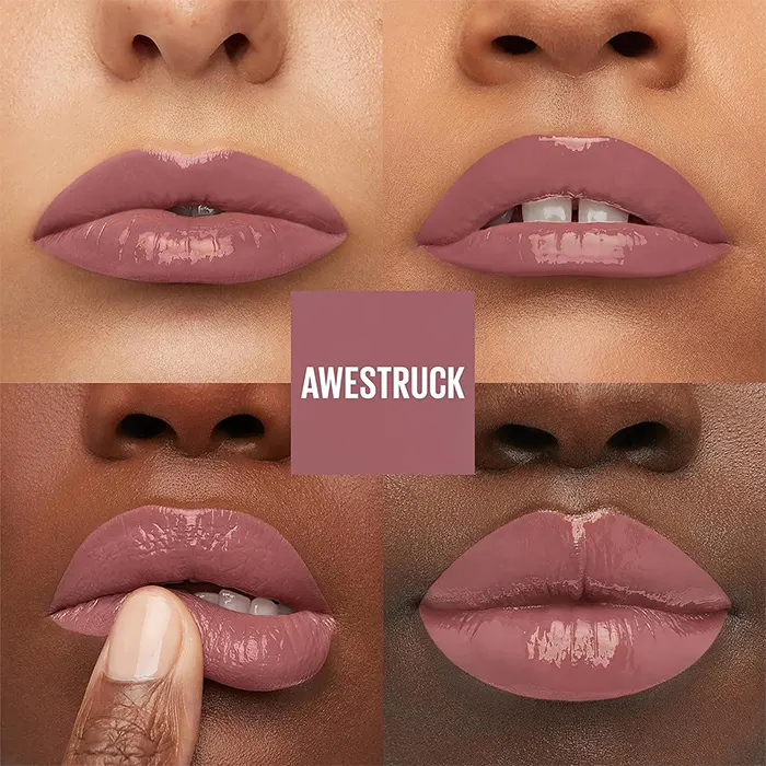 رژ لب مایع براق سوپر استی میبلین رنگ 110 Awestruck-گالری لیلیوم