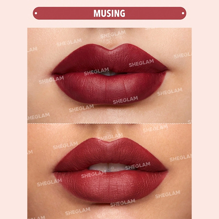 رژ لب مایع مات شیگلم رنگ Musing - گالری لیلیوم (3)