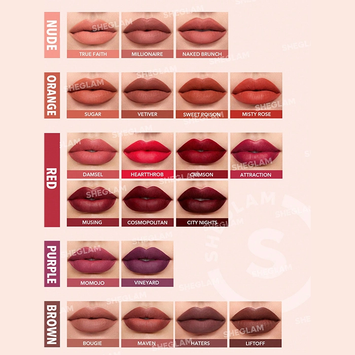 رژ لب مایع مات شیگلم رنگ Musing - گالری لیلیوم (5)