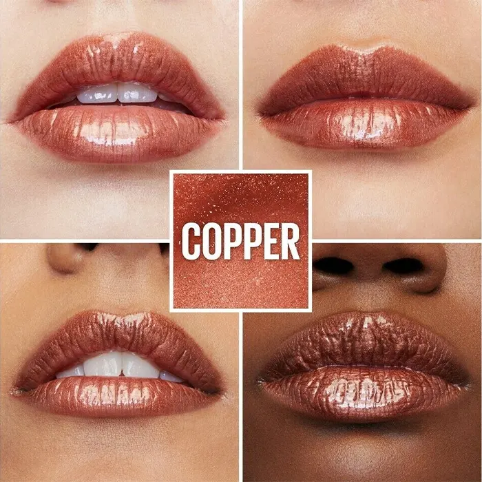 لیپ گلاس میبلین مدل لیفتر گلاس رنگ Copper-گالری لیلیوم
