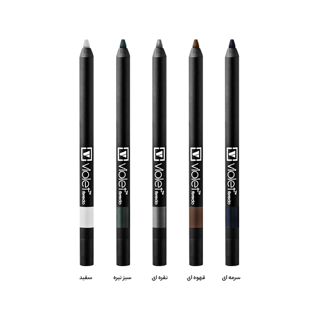 مداد چشم شمعی رنگی ویولت تنوع رنگ