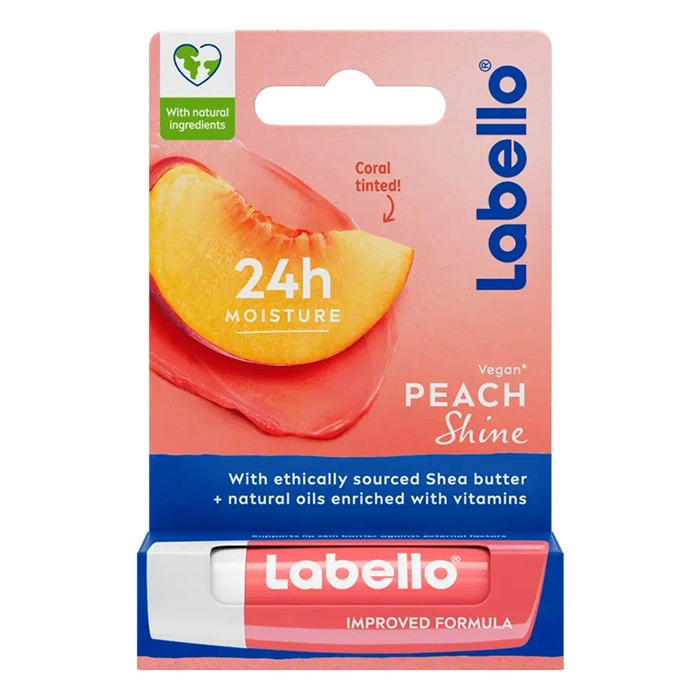 بالم لب آبرسان لبلو مدل Peach Shine دارای ترکیباتی گیاهی و سرشار از ویتامین ها بوده که لب های شما را عمیقا آبرسانی کرده و رنگی ملایم و جذاب به آنها میبخشد.