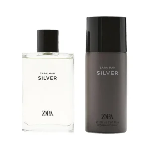 ست عطر و اسپری مردانه زارا سیلور Silver-گالری لیلیوم