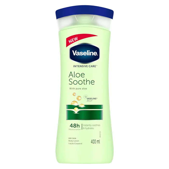 لوسیون بدن تسکین دهنده آلوئه ورا وازلین Aloe Soothe-گالری لیلیوم