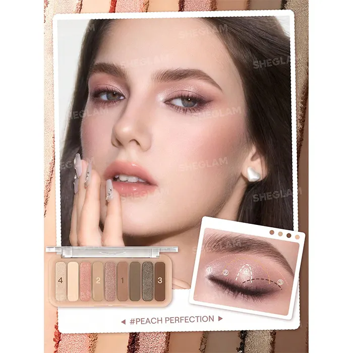 پالت سایه شیگلم رنگ Peach Perfection-گالری لیلیوم
