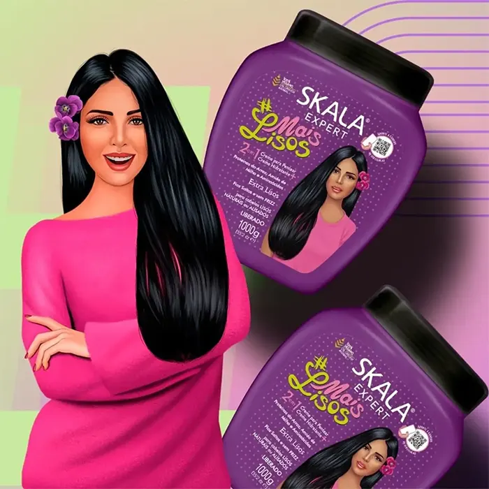 کرم مو آبرسان و ضد وز 2 در 1 اسکالا مدل Mais Lisos-گالری لیلیوم